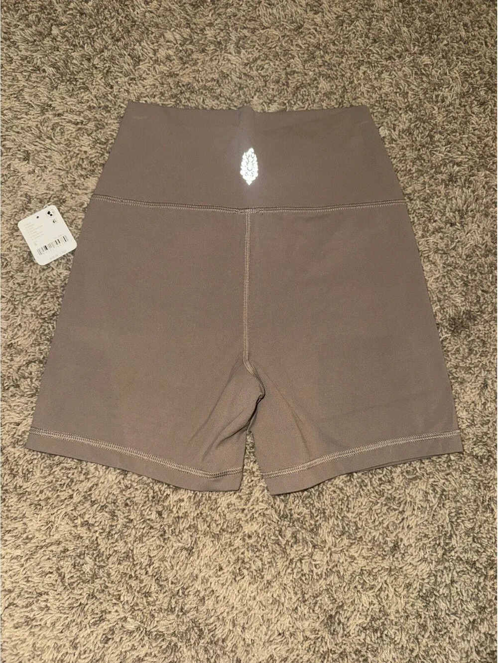 NWT Women’s Free People FP Movement Never Better Bike Shorts SMALL Brown